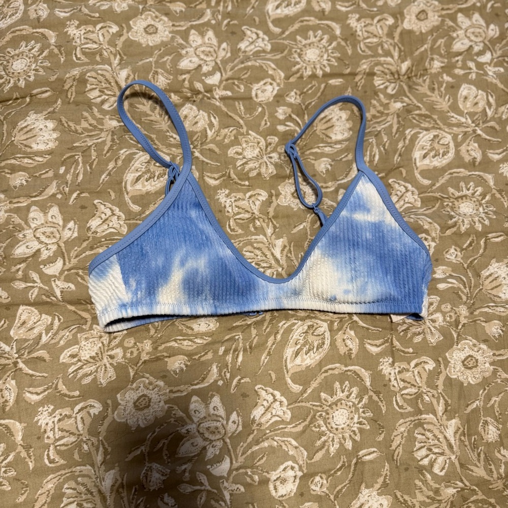 Aerie Ribbed Tie-Dye Bikini Top